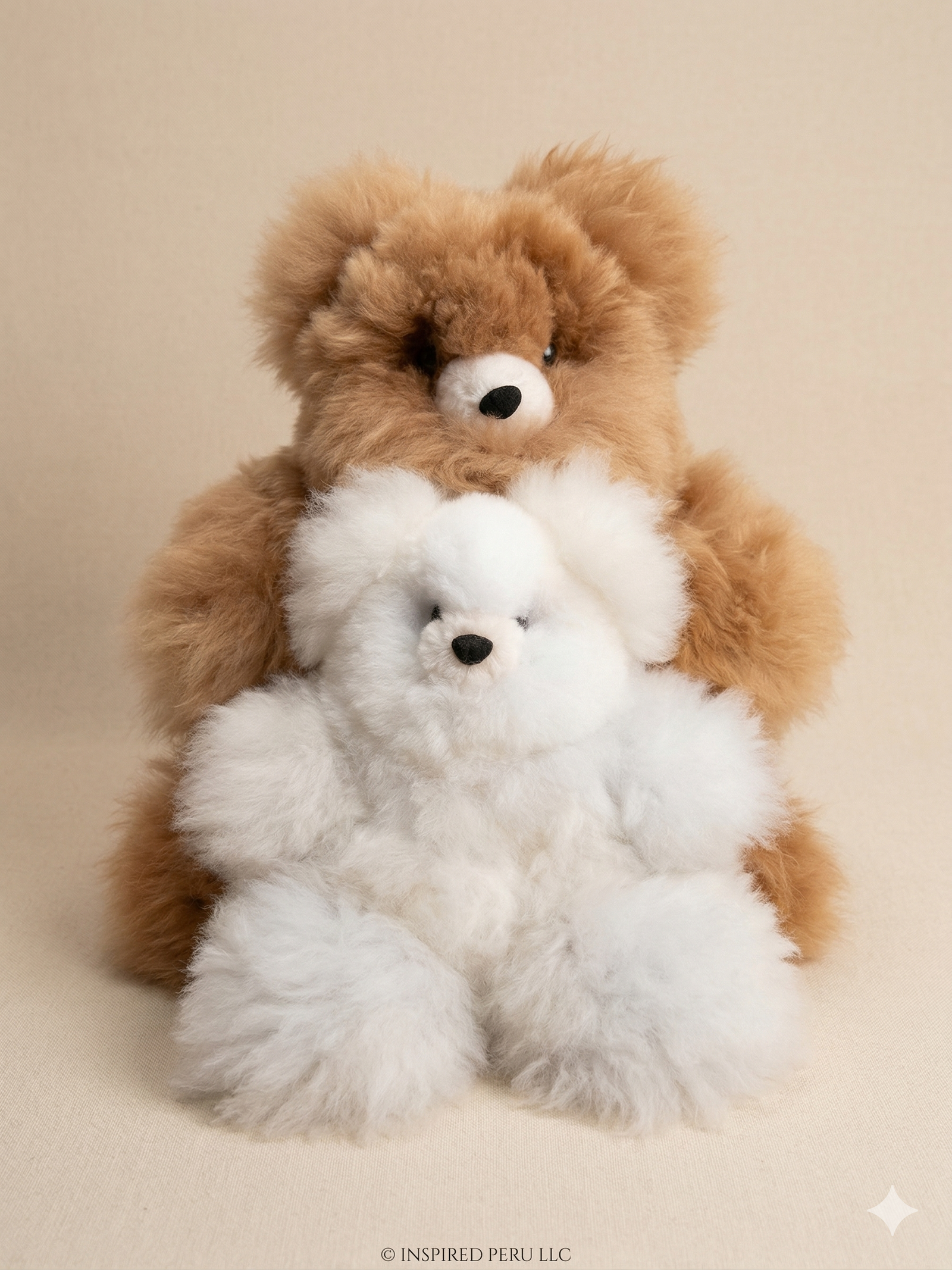 teddybear❶ 11点セット Luxury Alpaca Teddy Bear Set — Genuine Huacaya Alpaca Fur