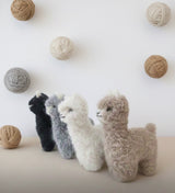 Felted Alpacas Figurine