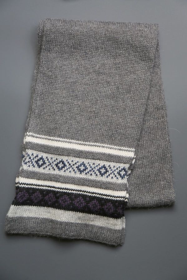 Alpaca Scarf Huaraz Grey