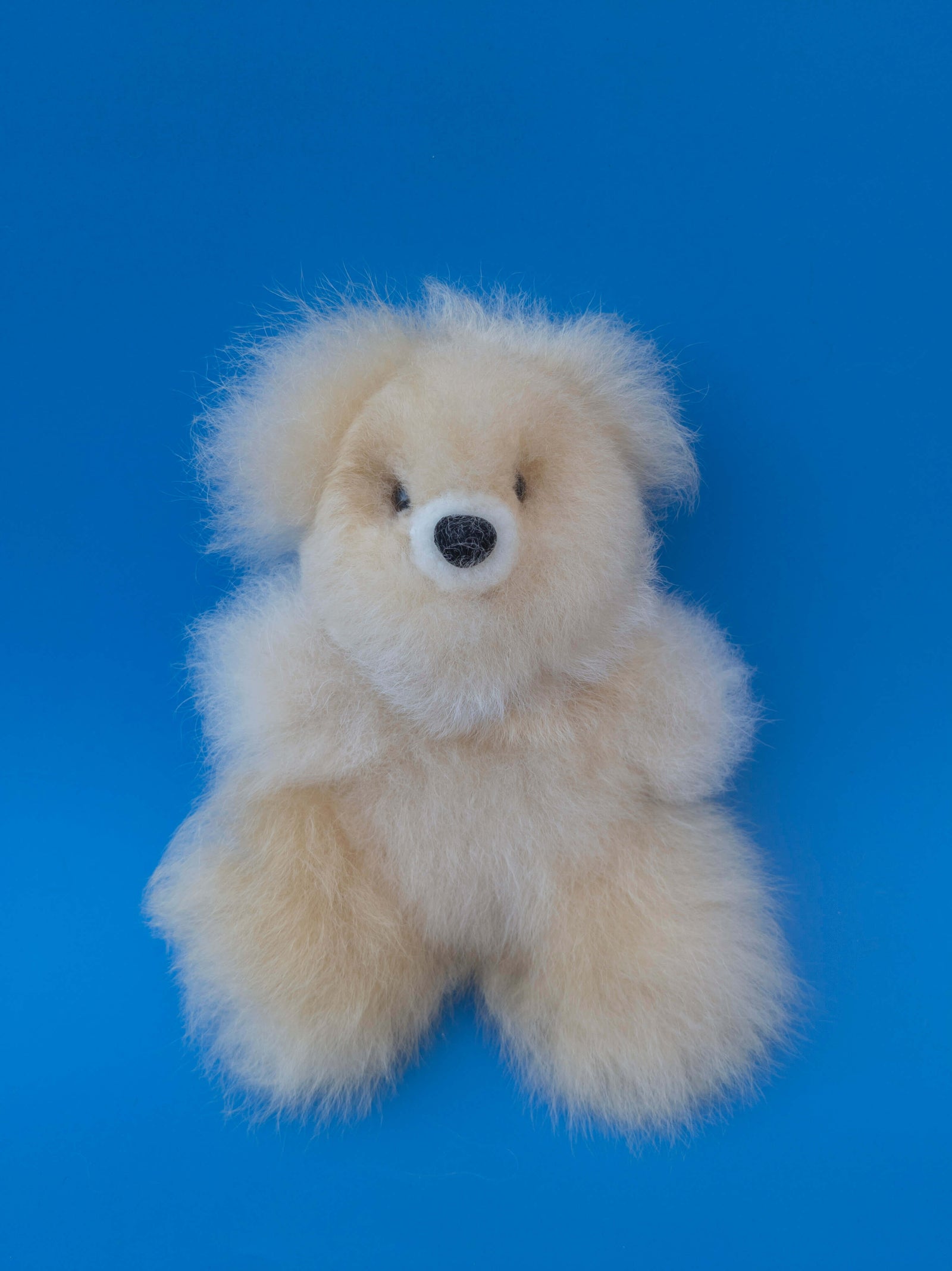 Alpaca Fur Mini Teddy Bear, 6