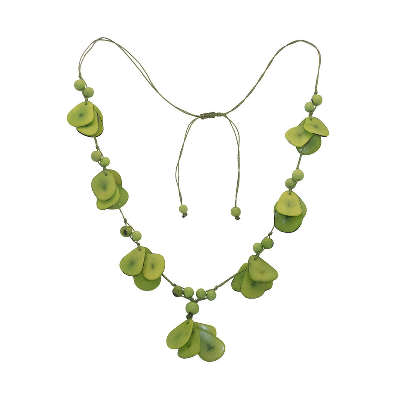Tagua Green Necklace