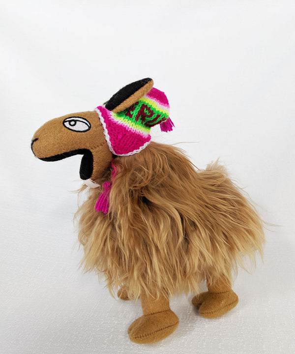 Authentic Peruvian Llama Light Brown