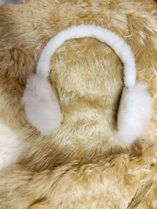 Alpaca Earmuffs White