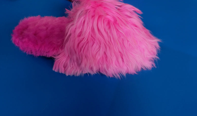 Alpaca Slipper Suri Fuchsia