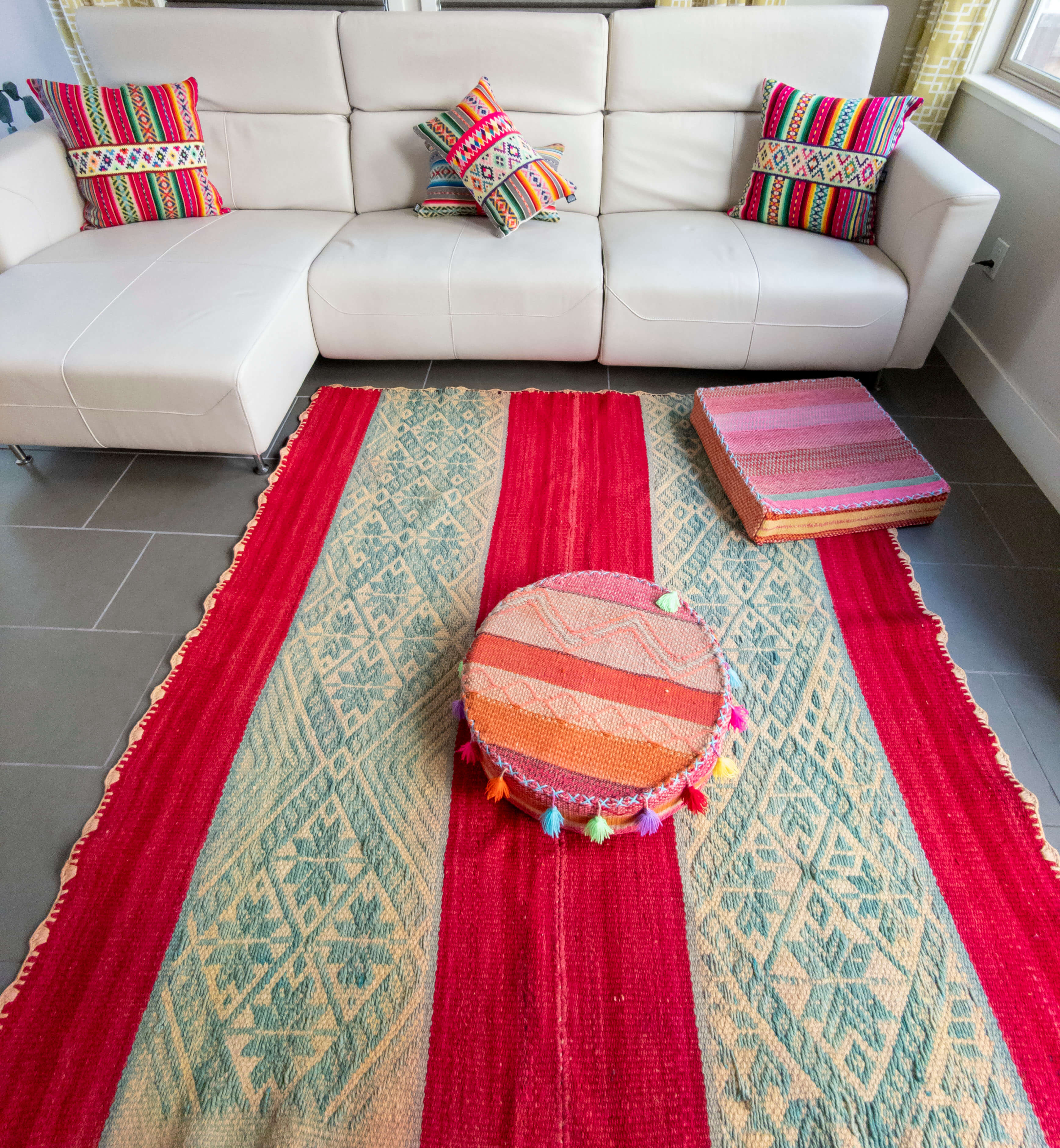 Peruvian Frazada Rug Quinoa – Inspired Peru