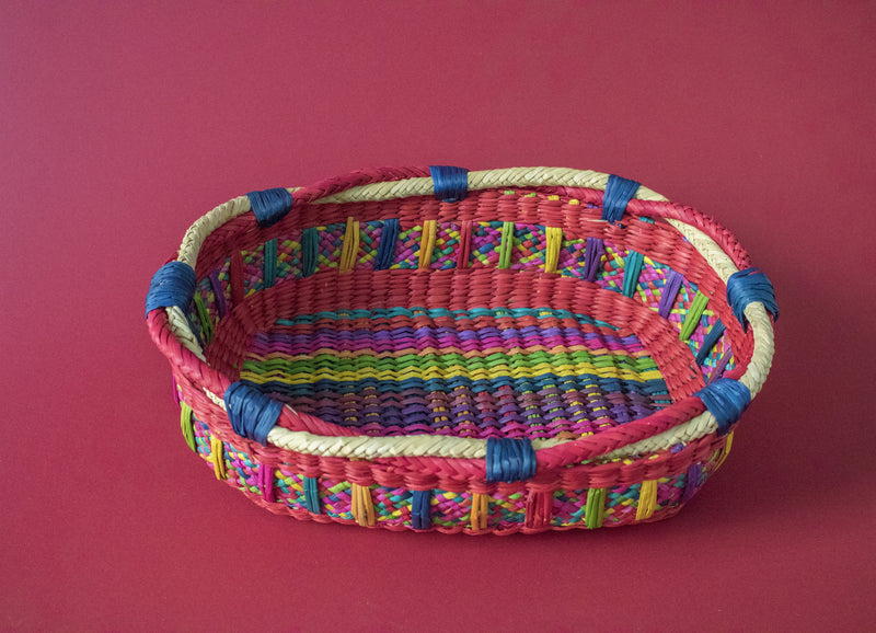 Red Basket Hand Woven