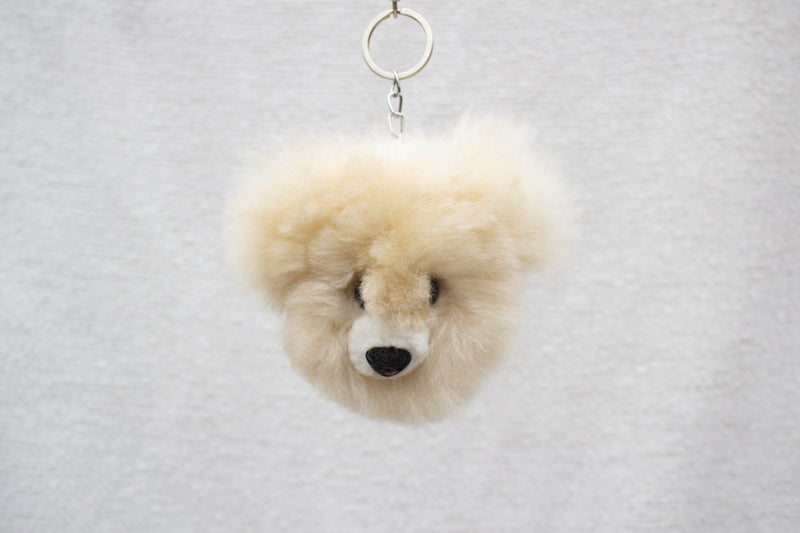 Alpaca online fur keychain