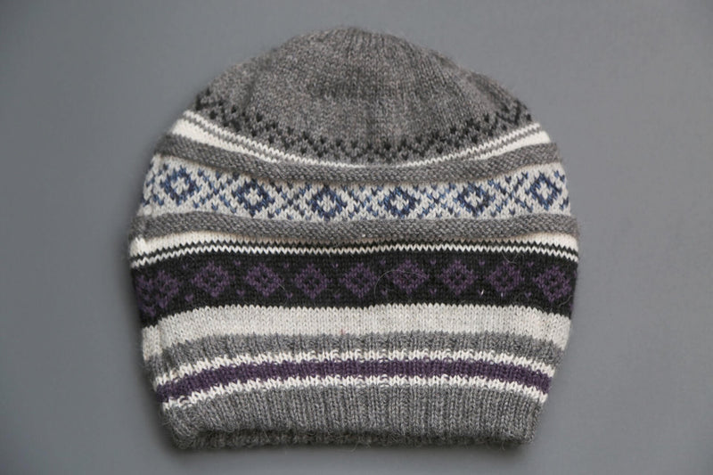 Alpaca Beanie - Huaraz  Grey