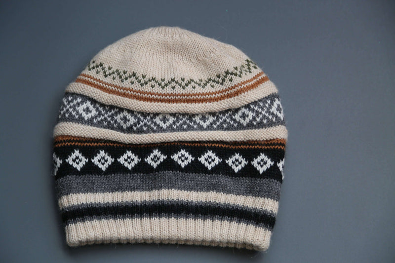 Alpaca Beanie - Huaraz  Beige