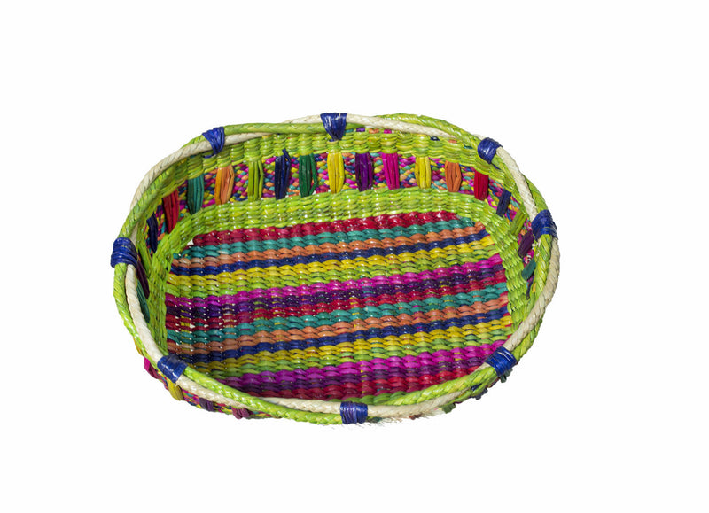 Green Basket Hand Woven