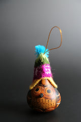 Andean Owl Ornament Gourds