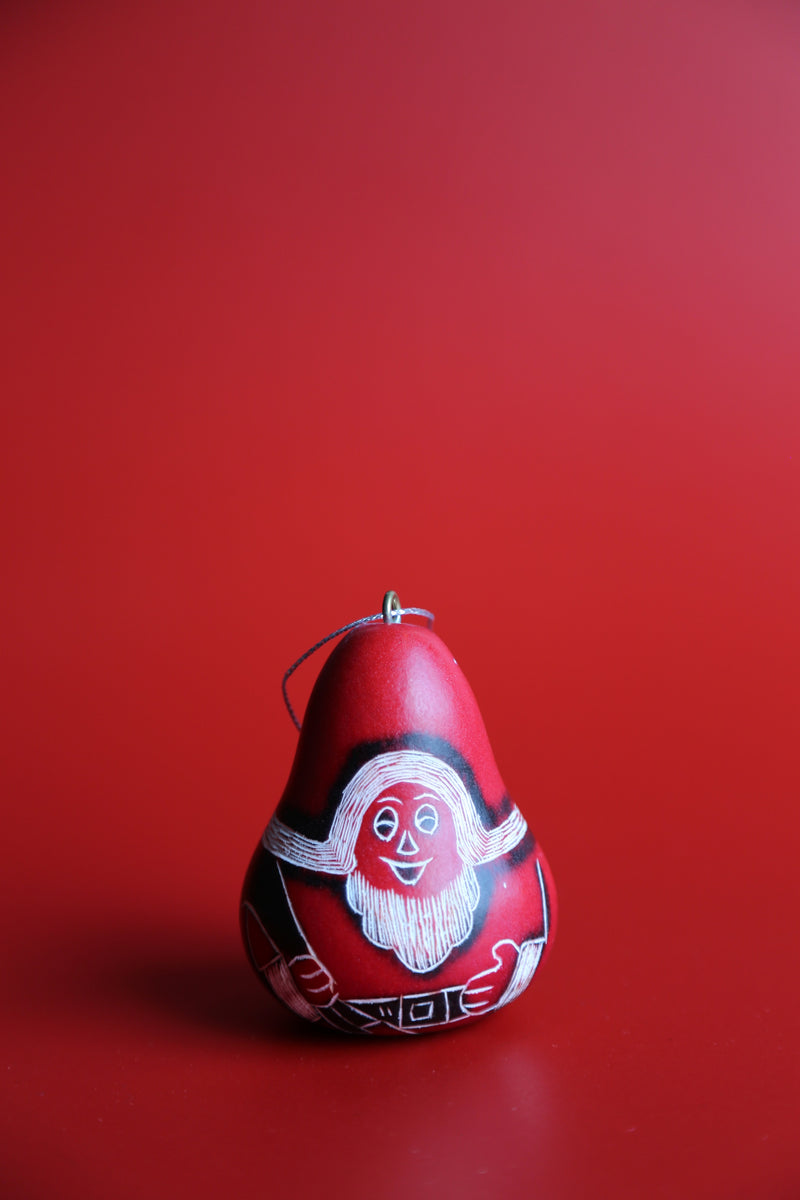 Red Santa Ornament