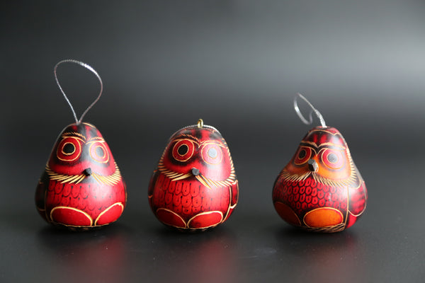 Red Owl Ornament