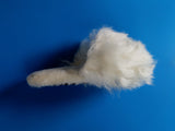 Close up of lustrous Suri alpaca fiber texture hypoallergenic.