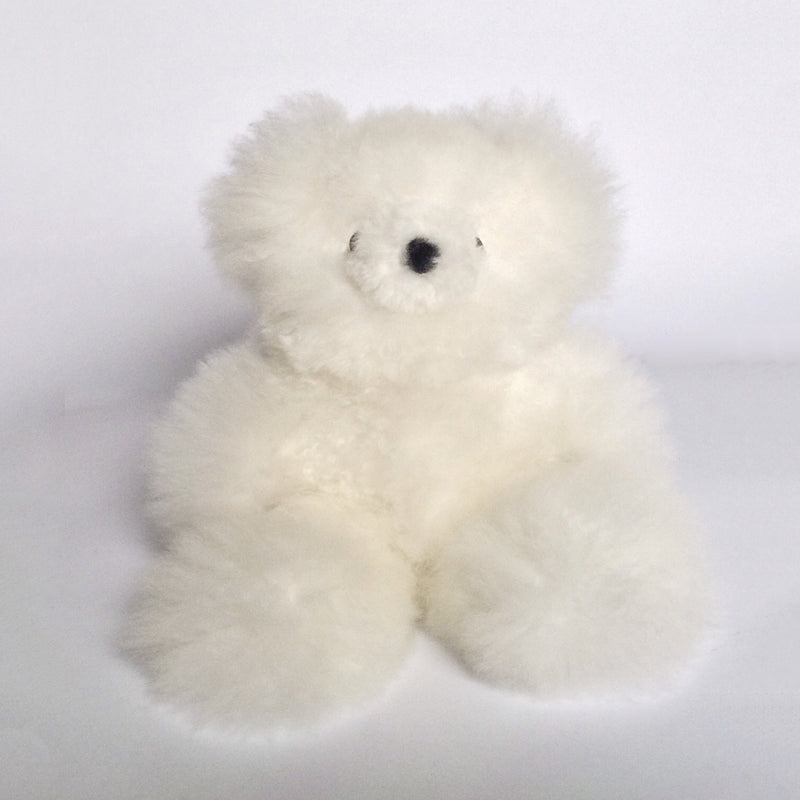 Alpaca Stuffed Animal White Bear