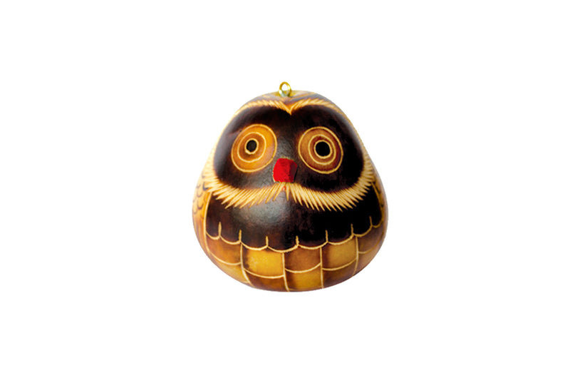 Red Nose Owl Ornament