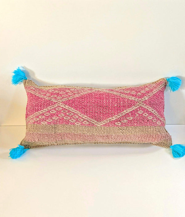 Vibrant Colors Lumbar Pillow