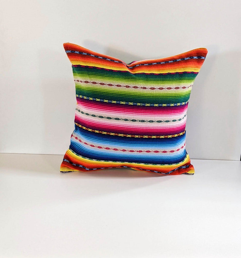Vibrant Colors Throw Pillow