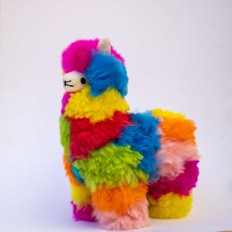 alpaca stuffed animal colorful