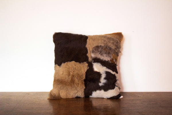 alpaca fur pillow